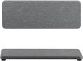 2 Pcs Water Absorbing Stone Trays, Kitchen/Bathroom Sink Soap Dish, Diatomite Tray Used for Hand Soap & Cosmetic Bottles in The Modern Home, 3.15" W x 8.7" L, Gray
