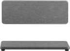 2 Pcs Water Absorbing Stone Trays, Kitchen/Bathroom Sink Soap Dish, Diatomite Tray Used for Hand Soap & Cosmetic Bottles in The Modern Home, 3.15" W x 8.7" L, Gray