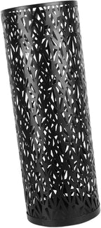 Metal Hollowed Freestanding Round Umbrella Holder Organizer Bin for Home Hotel Office Decor (M 300ml 6.8x9.3cm / 2.7x3.7in)