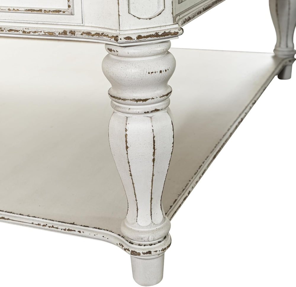 Liberty Furniture Magnolia Manor 3 Piece Living Room Set - Oversized Square C...