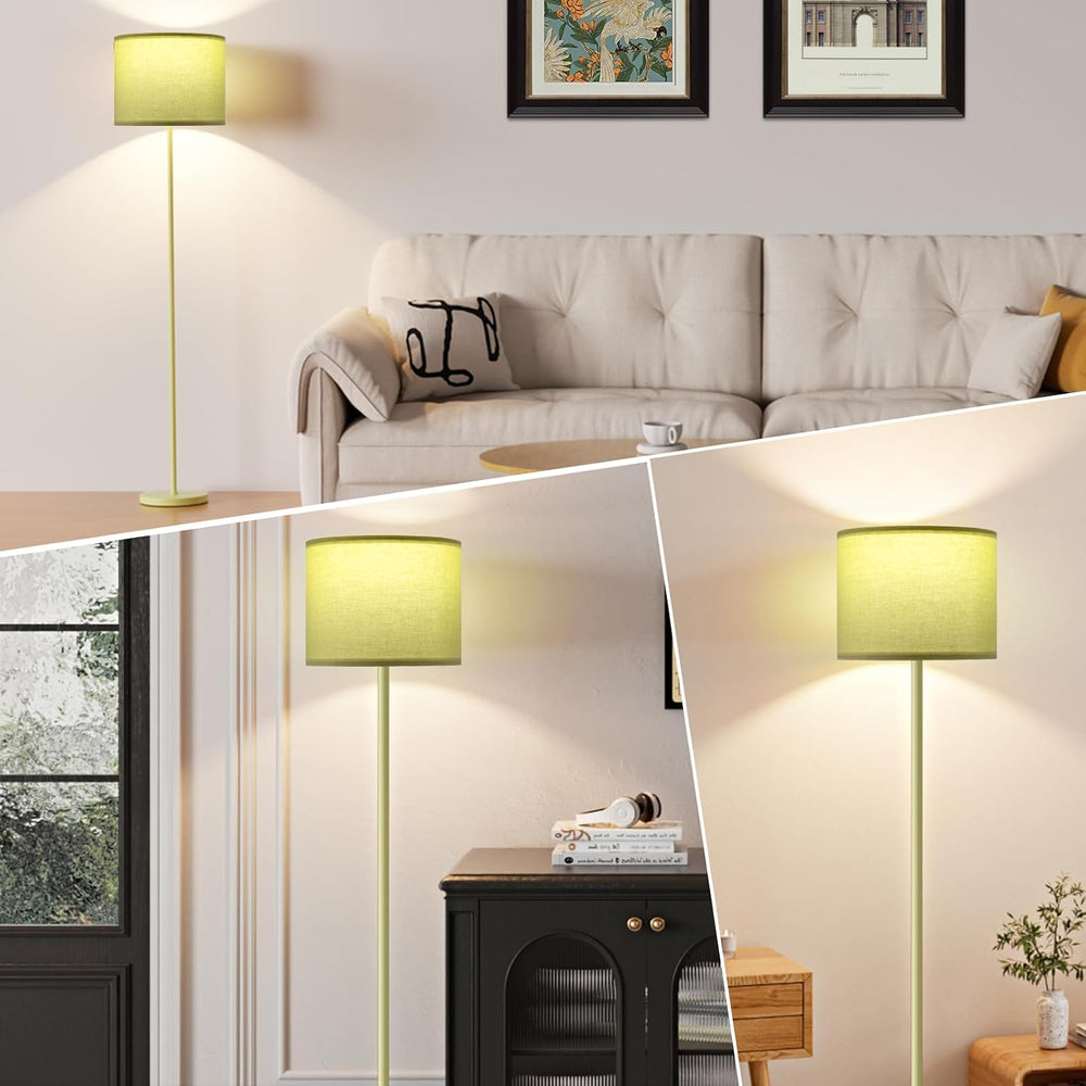 Ambimall 60'' Modern Floor Lamp with Shade, Tall Lamps for Living Roo...