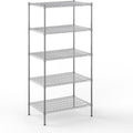 24" Deep x 36" Wide x 74" Height Wire Shelving Kit | 5-Tier | NSF Commercial Storage Rack Unit