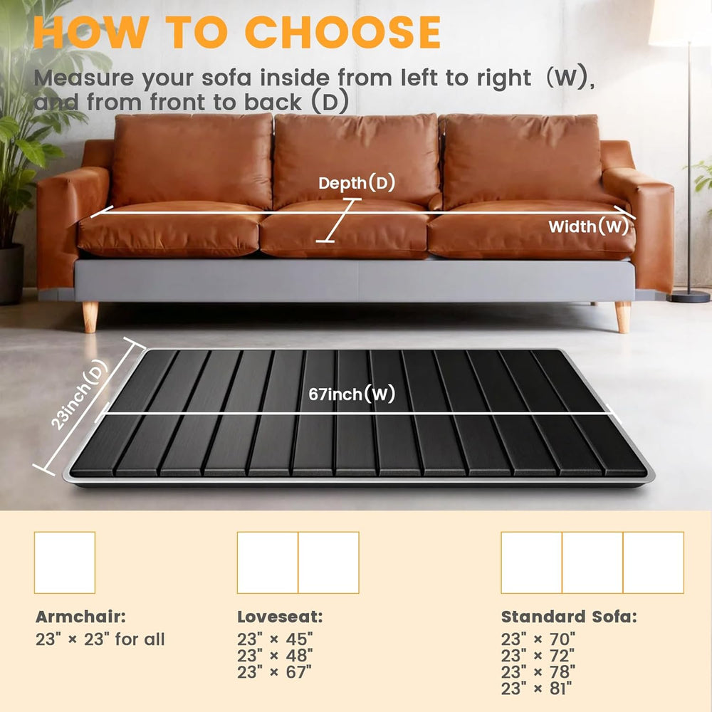 LISRRZHEN] 23''x67'' Couch Cushion Support Board, Sofa Cushio...