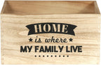The Home Deco Factory hd3906 Trays Medium – 3 pcs – Brown 40 x 31 x 22 cm