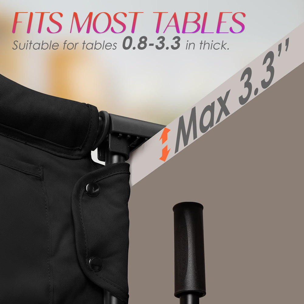Hook on High Chair,Portable Foldable High Chair for Babies 6-36 Months, Inclu...