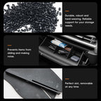 MARCHFA Center Console Glove Box Divider Organizer Compatible for 2024 2025 2026 Hyundai Santa Fe Accessories Console Divider Organizer