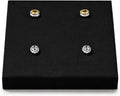 Oirlv Black Microfiber Jewelry Necklace Display Stand | Black Microfiber Display Bust, 5.51"X5.51"X0.79", Soft Protective Surface, Best for Bracelets
