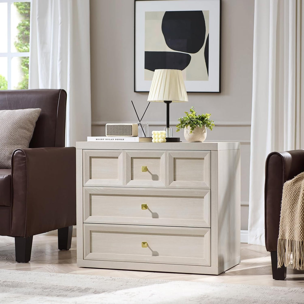 Nightstand Set of 2 W/Charging Station, 30.7" W King Size Bedside Table ...
