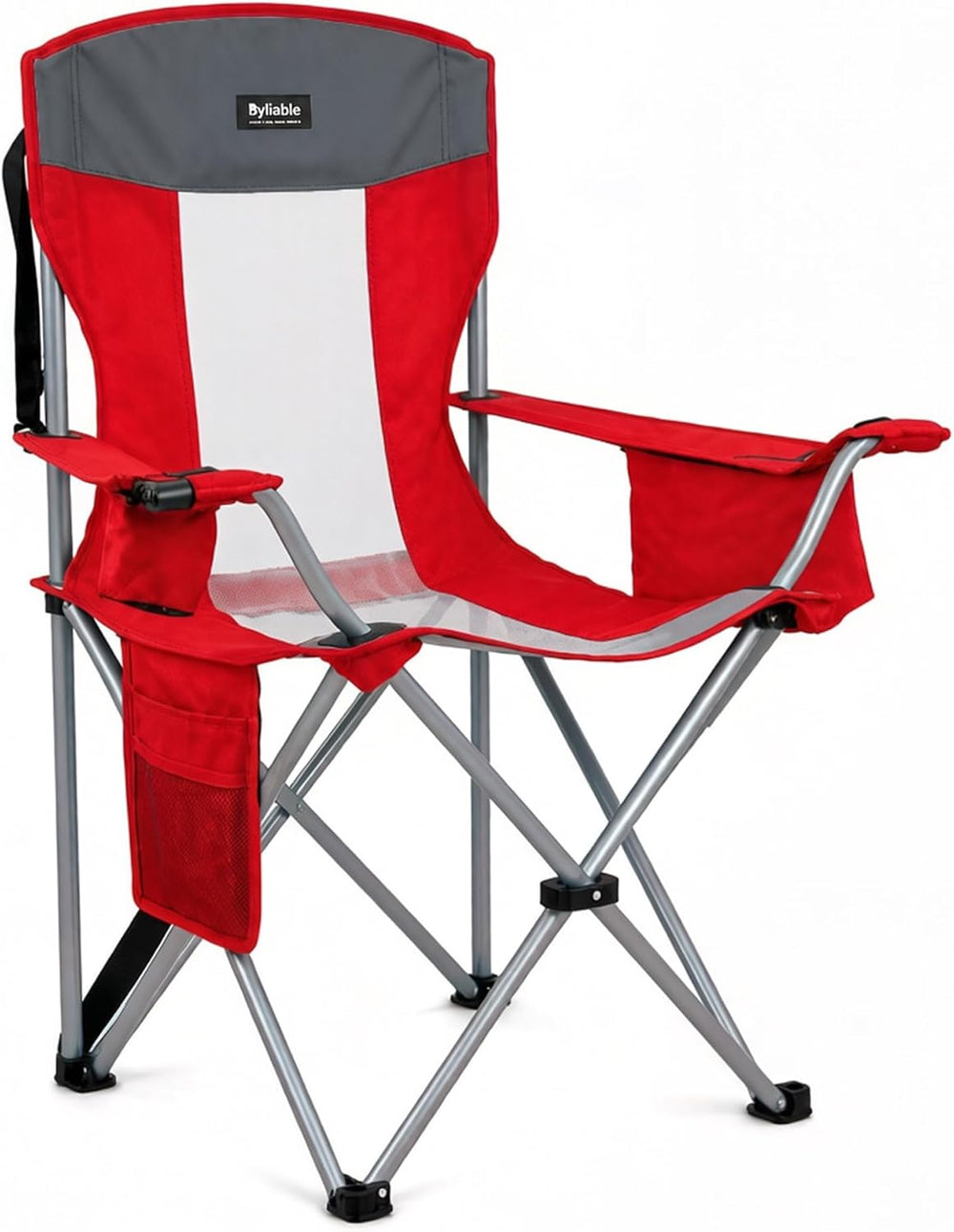 Byliable Oversized Camping Chairs Portable Outdoor 330LBS Capacity Folding La...