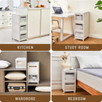 Shoe Box Shoe Storage Box Shoe Storage Organizer ，Under Bed Shoe Storage， With Wheels Stackable (White, 3 Pack)