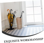 Multi-purpose Wicker Umbrella Storage Basket Handmade Rattan Organizer for Entryway Golf Clubs and Walking Canes and Elegant Design for Indoor Use