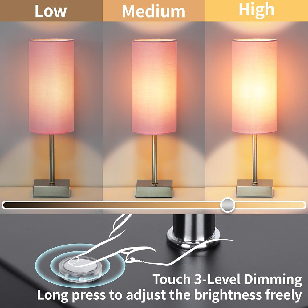 AVV Cordless Table Lamp with Dimmable, Rechargeable 3 Modes Battery Powered B...