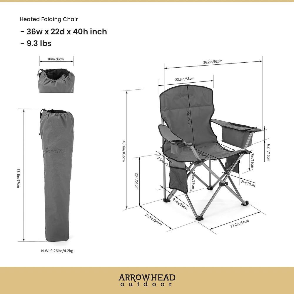 Folding Hammock Chair, Heavy Duty Camping Seat | Removable Footrest, Padded C...