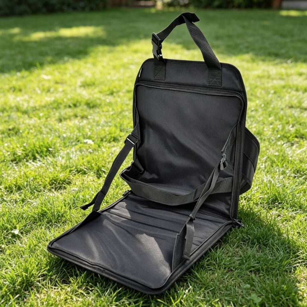 Qianly Suitcase Child Seat Space Saving Foldable Strap Chair Portable Portable Seat for Children
