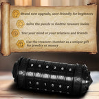 Da Vinci Code Numeric Cryptex Money Puzzle Box for Cash Gift, Jewelry Box with Hidden Compartment, Unique Puzzle Gift for Adults Brain Teaser Valentine’s Day Wedding & Anniversary Present