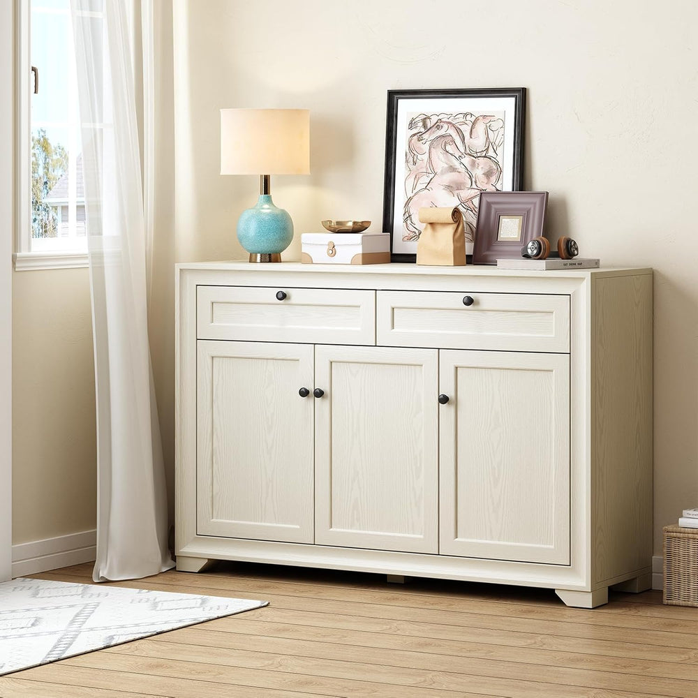 ONBRILL 48 Inches Sideboard Buffet Cabinet with Storage, Farmhouse Sideboard ...