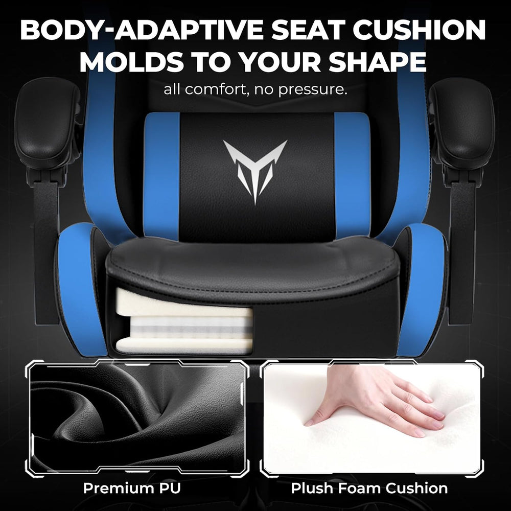 GTPLAYER Gaming Chair for Adults, Big and Tall 300LBS Heavy Duty Office Chair...