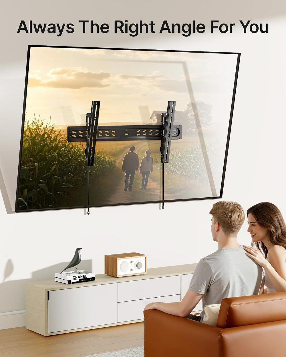 monTEK Ultra Slim Tilting TV Wall Mount for 43–95 inch TVs Holds 150 lbs | 1....