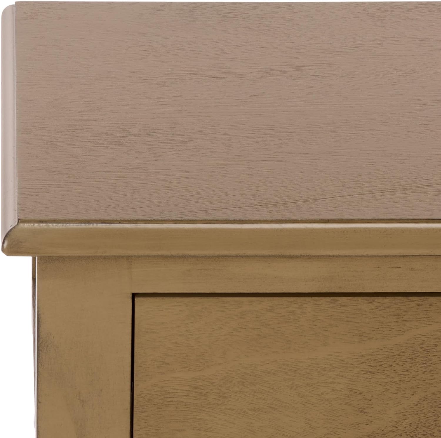 SAFAVIEH Furniture - Athena 2-Drawer Console Table - Desert Brown - Solid Wood - Farmhouse Classic Design - Ideal for Entryway, Living Room, Hallway, 35.5" W x 13" D x 29.5" H (CNS5702F)