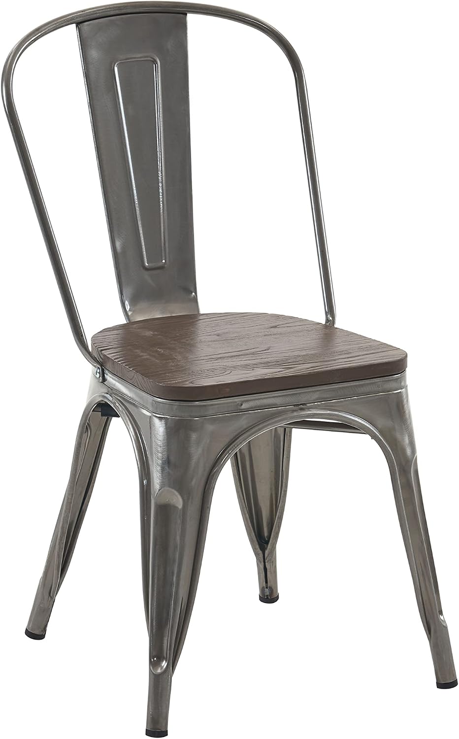 Nazhura Metal Dining Chair Farmhouse Tolix Style for Kitchen Dining Room Pati...