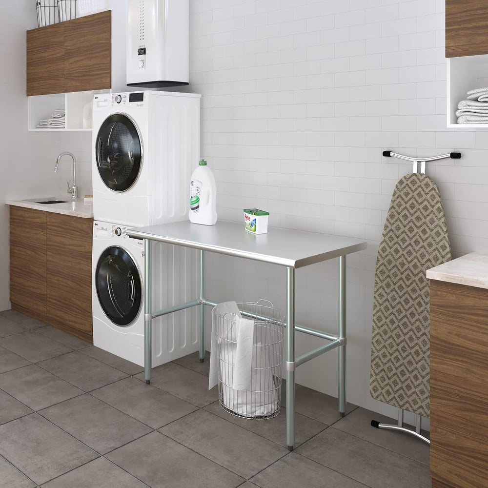 Stainless Steel Table + Add Casters | Choose from 43 Sizes | NSF Metal Work T...