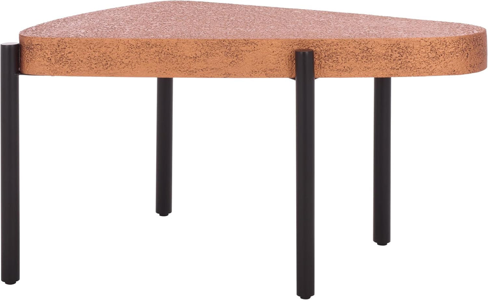 SAFAVIEH Home Collection - Sado Triangular Iron Accent Table in Brown & B...