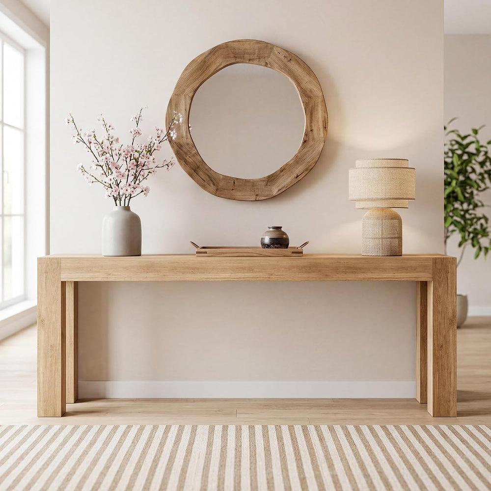 86.75" Extra Long Console Table for Entryway, Narrow Entryway Table | 11...