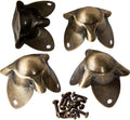 Antique Brass Plated Trunk Corner (Set of 4)