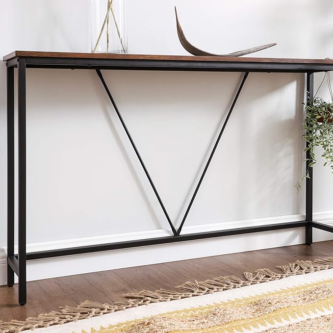 VASAGLE Console Sofa Table, Narrow Entryway Table, for Living Room, Bedroom, ...