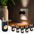 TSEXES 6 Pack LED Night Lights with Dusk to Dawn Sensor, 3000K Soft White, Plug in Wall Night Lights for Kids, Kitchen, Hallway, Bathroom, Bedroom,Non-Dimmable