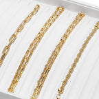 White PU Leather Jewelry Display Tray for Long Chain Pendant Necklace Organizer Display Showcase Jewelry Storage Tray