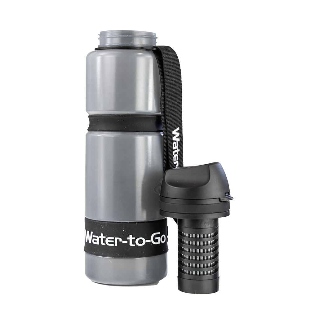 Water-to-Go Active Water Purifier Bottle, 26oz (White)