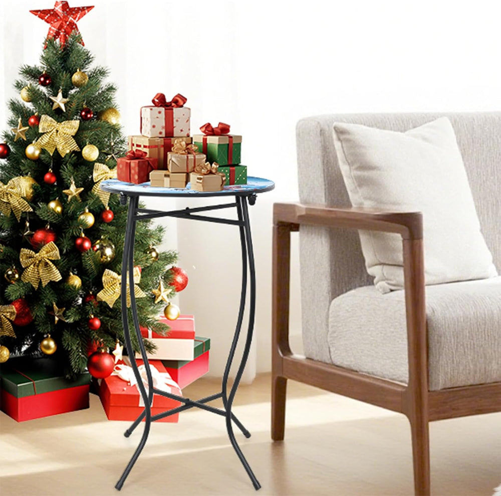 Fashion&cool 21" H Side Table for Indoor Outdoor, Weather Resistant ...