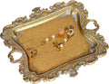 Ring Holder Jewelry Dish, Gold Trinket Tray for Rings,Wedding Gift for Women