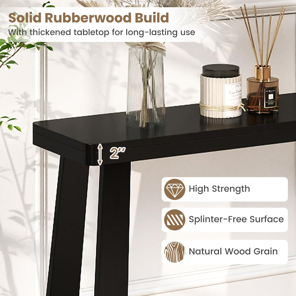 GIANTEX 43” Narrow Long Console Table, Modern Entryway Table | Behind Couch S...