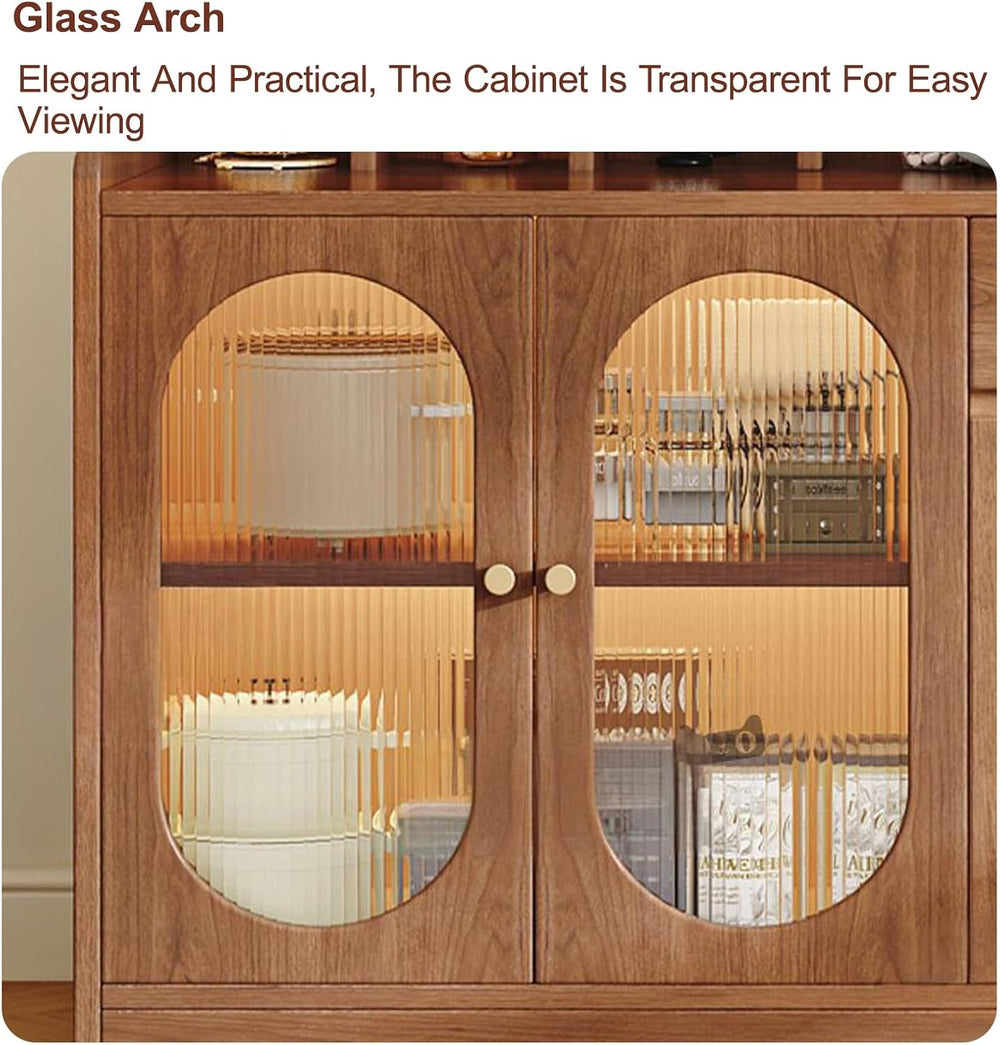 Kitchen Pantry Storage Cabinet, Tall Kitchen Storage Hutch Cabinet, Sideboard...