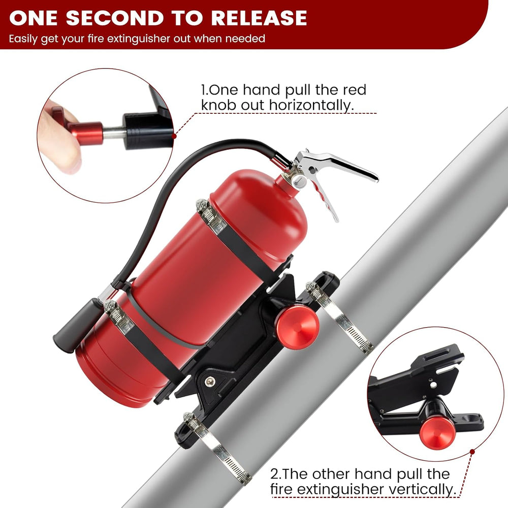 Quick Release Fire Extinguisher Holder - Car Fire Extinguisher Mount Bracket ...