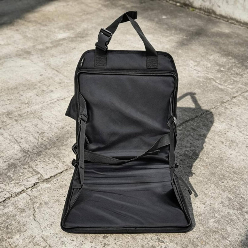 Qianly Suitcase Child Seat Space Saving Foldable Strap Chair Portable Portable Seat for Children