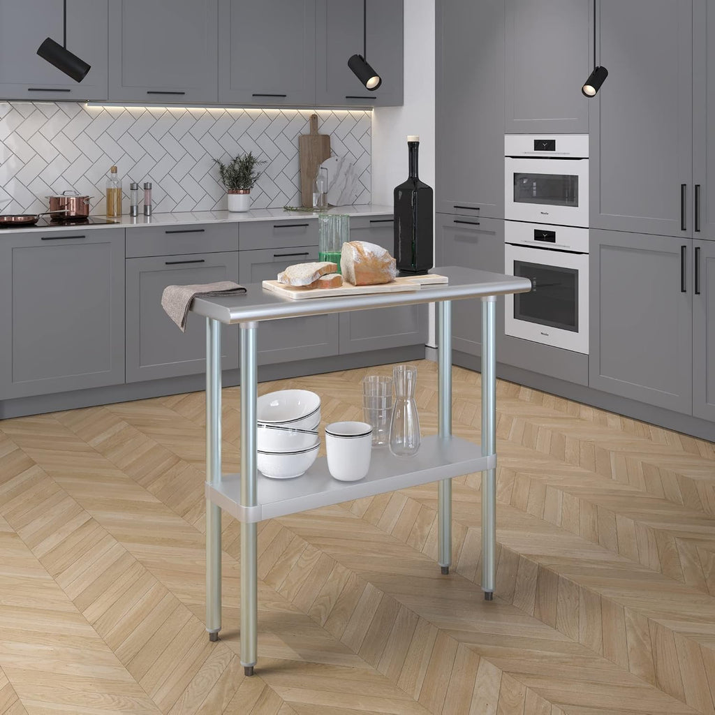 Commercial Stainless Steel Food Prep Work Table 18 x 30