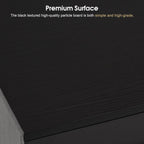 BarberPub Beauty Barber Station, Spa Wall Mount Storage Cabinet, Styling Salon Equipment for Hair Stylist, Bathroom Dresser with Drawers & Shelf 3185 (Black)