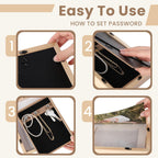 Diversion Safe 6.5"x8.5" Picture Frame Safe with Secret Compartment for Valuables, Hidden Storage Picture Frame with Hooks, Wall-Mounted Secret Storage Box for Bedrooms, Living Rooms, and Offices