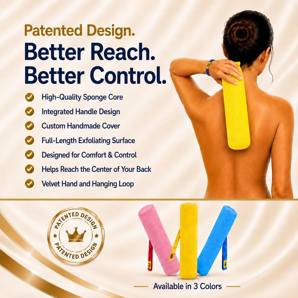 The Destiny Loofah - Patented 13-Inch Exfoliating Back & Body Scrubber fo...