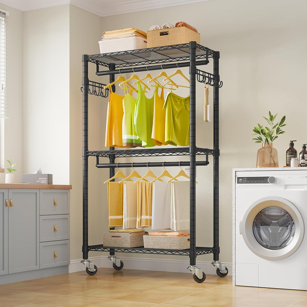 VIPEK R2 Mini Rolling Clothes Rack Portable Closet for Hanging Clothes