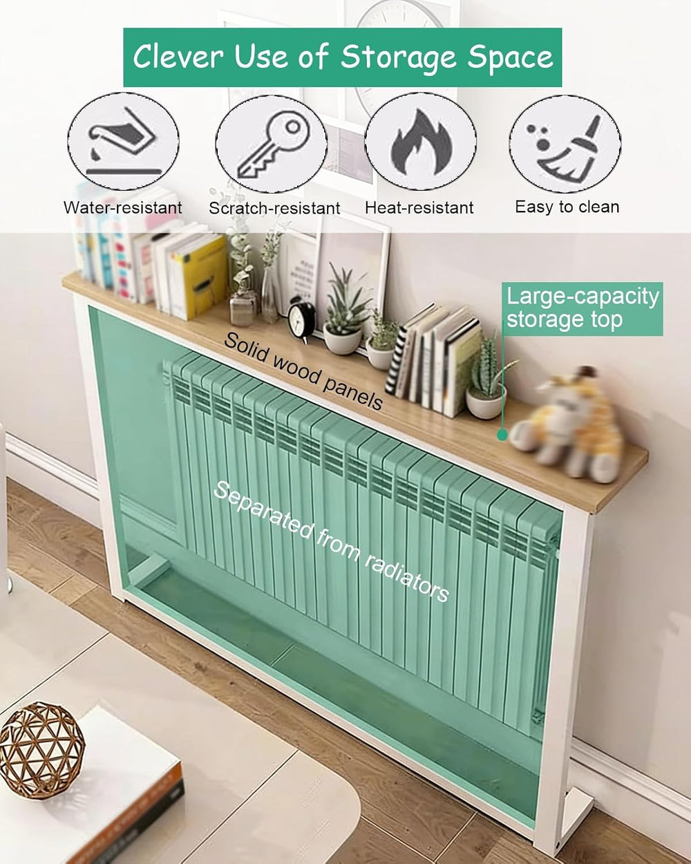 Modern Narrow Hallway Accent Table, Behind Couch Slim Table for Dorm Room, Wo...
