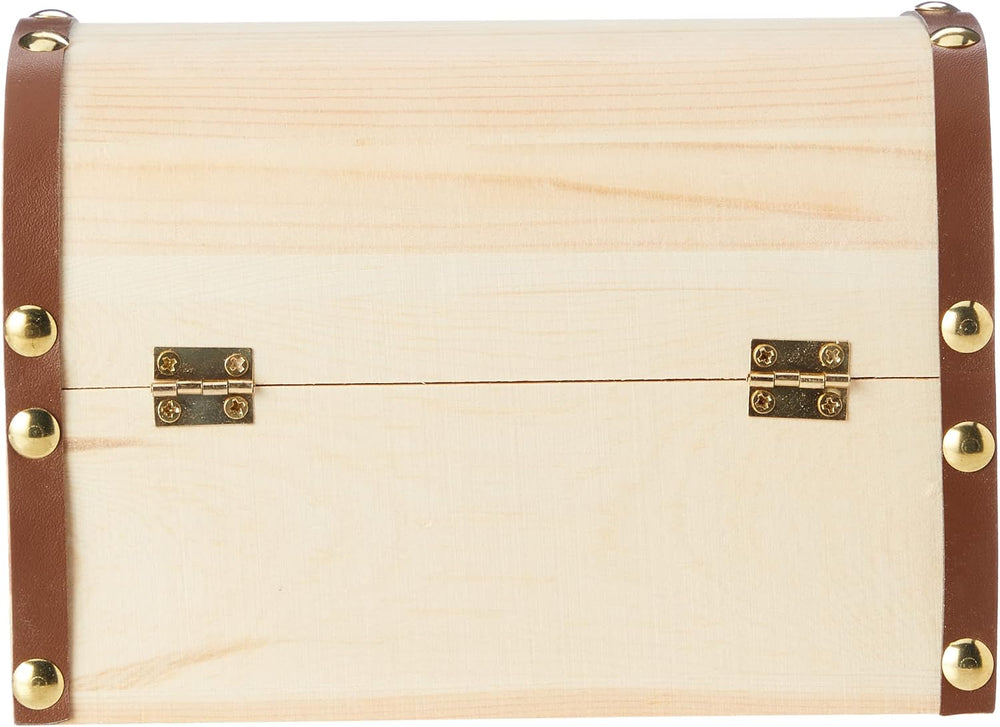 Glorex 6 2003 280 Treasure Chest Made of Pine Wood, Approx. 18 x 13 x 12.5 cm...