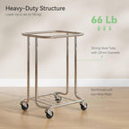 Laundry Basket with Wheels 150L/40Gal, Rolling Laundry Hamper with Steel Fram and Removable Washing Bag,Laundry Sorter Cart for Laundry Room,Hotel,Dorm,