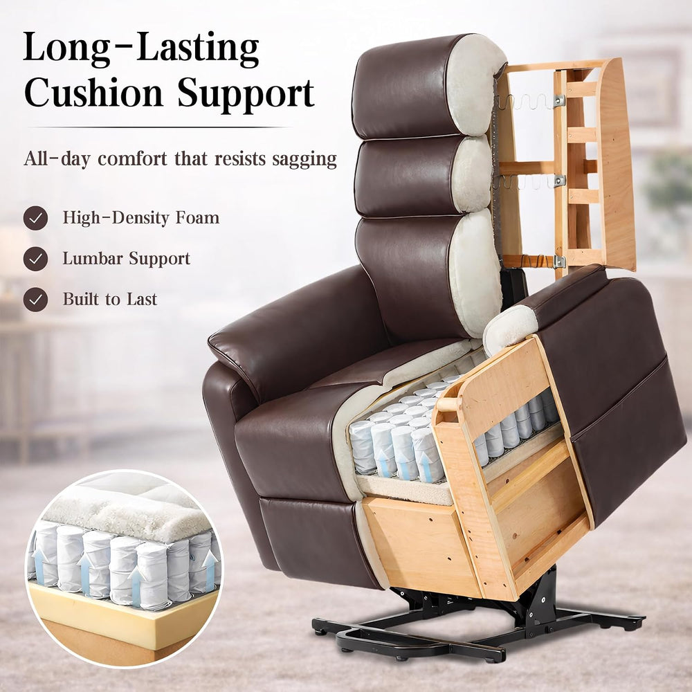 DYNOX Power Lift Recliner Chair for Elderly, Dual Motor Lay Flat Lift Chair w...