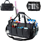 XL Professional Cleaning Caddy for Cleaning Suppliers, 17" Wearable Cleaing Bag for Housekeepers, Cleaning Organizer, Detailing Bag
