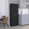 Pantry Cabinet, Space-Efficient 2-Door Design with Multiple Shelves,for Kitchen Home
