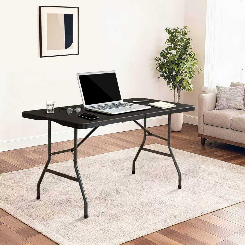 Folding Table 6ft Foldable Table with Built in Handle & Steel Legs / 6FT ...